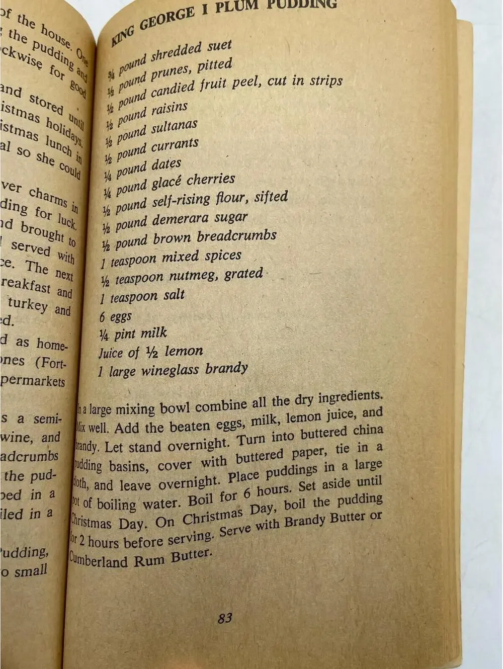 Vintage Holiday Recipes Cookbook by Moira Hodgson (1981)